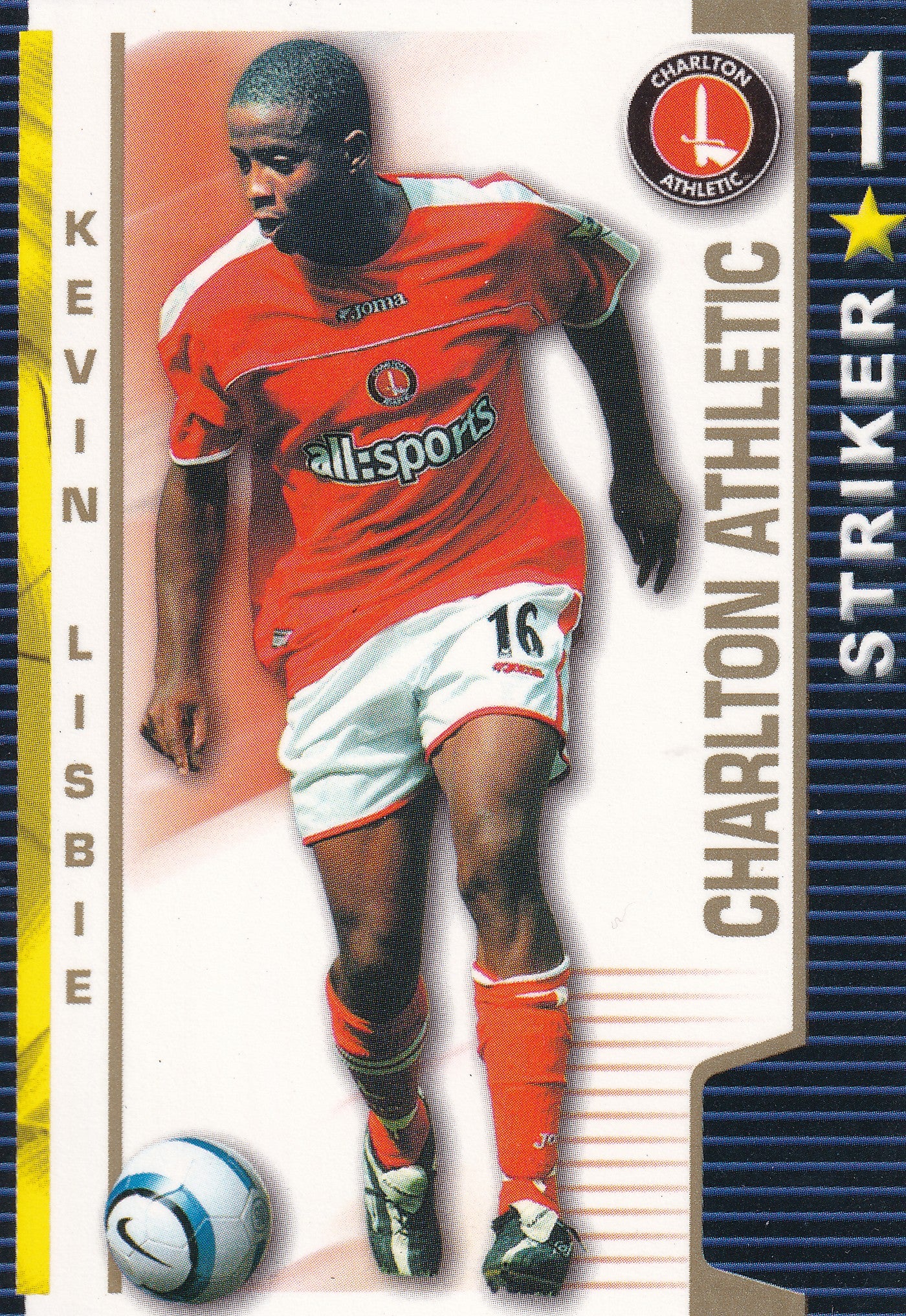 CHARLTON ATHLETIC - KEVIN LISBIE