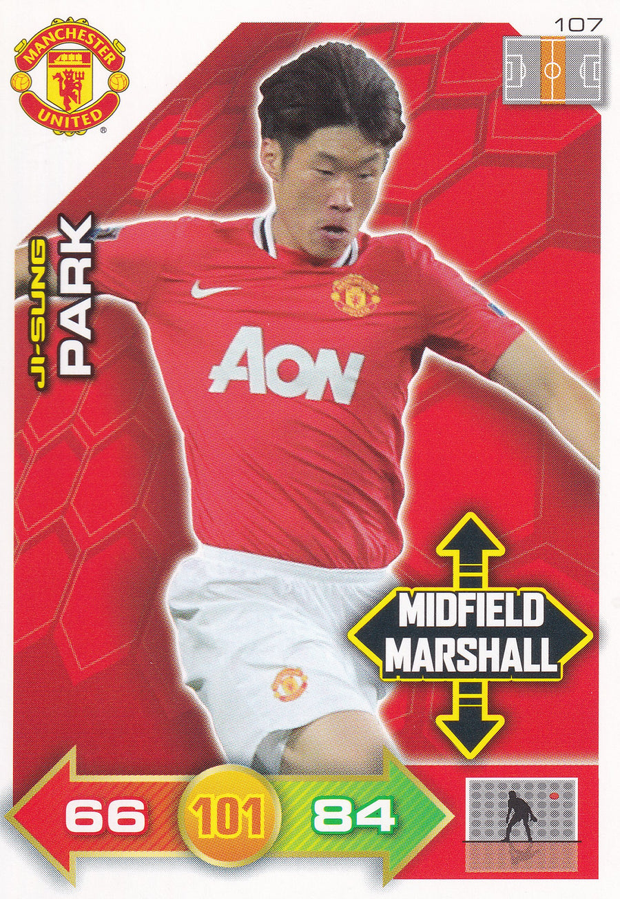 2011 - 107. JI-SUNG PARK - MANCHESTER UNITED - MIDFIELD MARSHALL