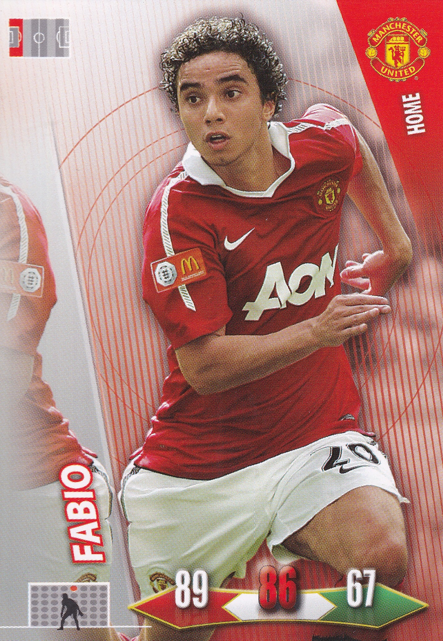 2010/11 - FABIO- MANCHESTER UNITED - HOME