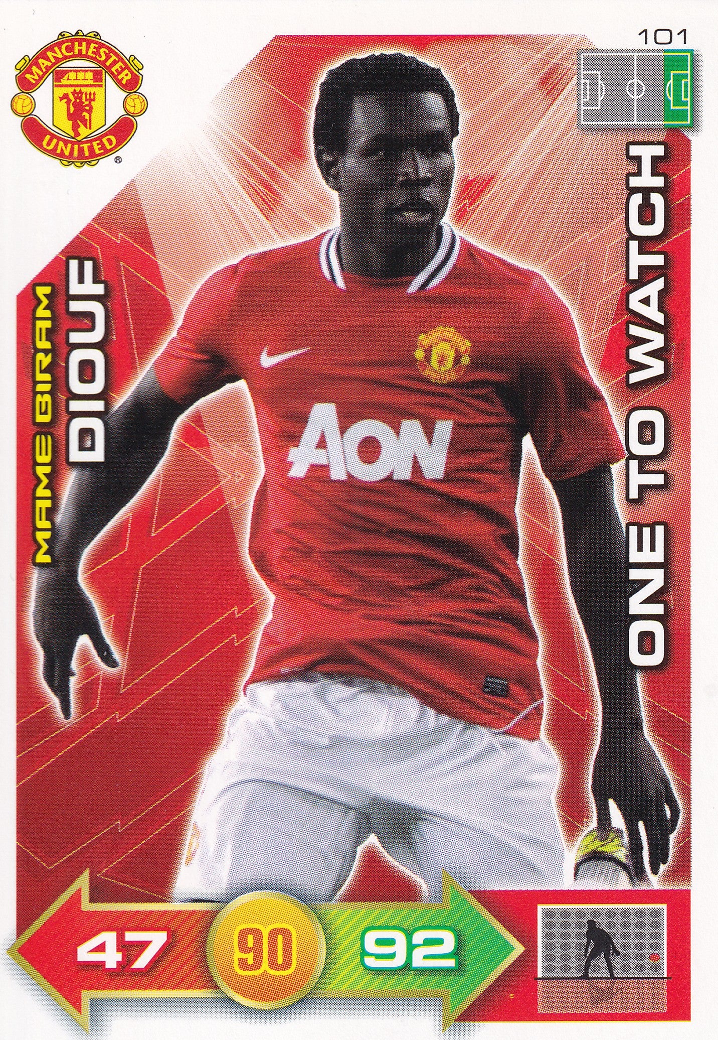 2011 - 101. MAME BIRAM DIOUF - MANCHESTER UNITED - ONE TO WATCH