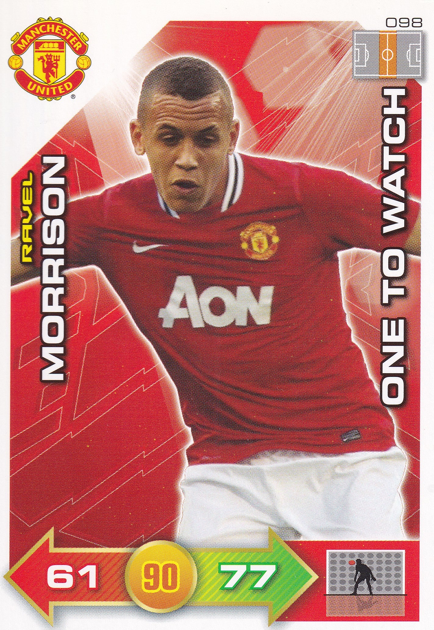2011 - 098. RAVEL MORRISON - MANCHESTER UNITED - ONE TO WATCH