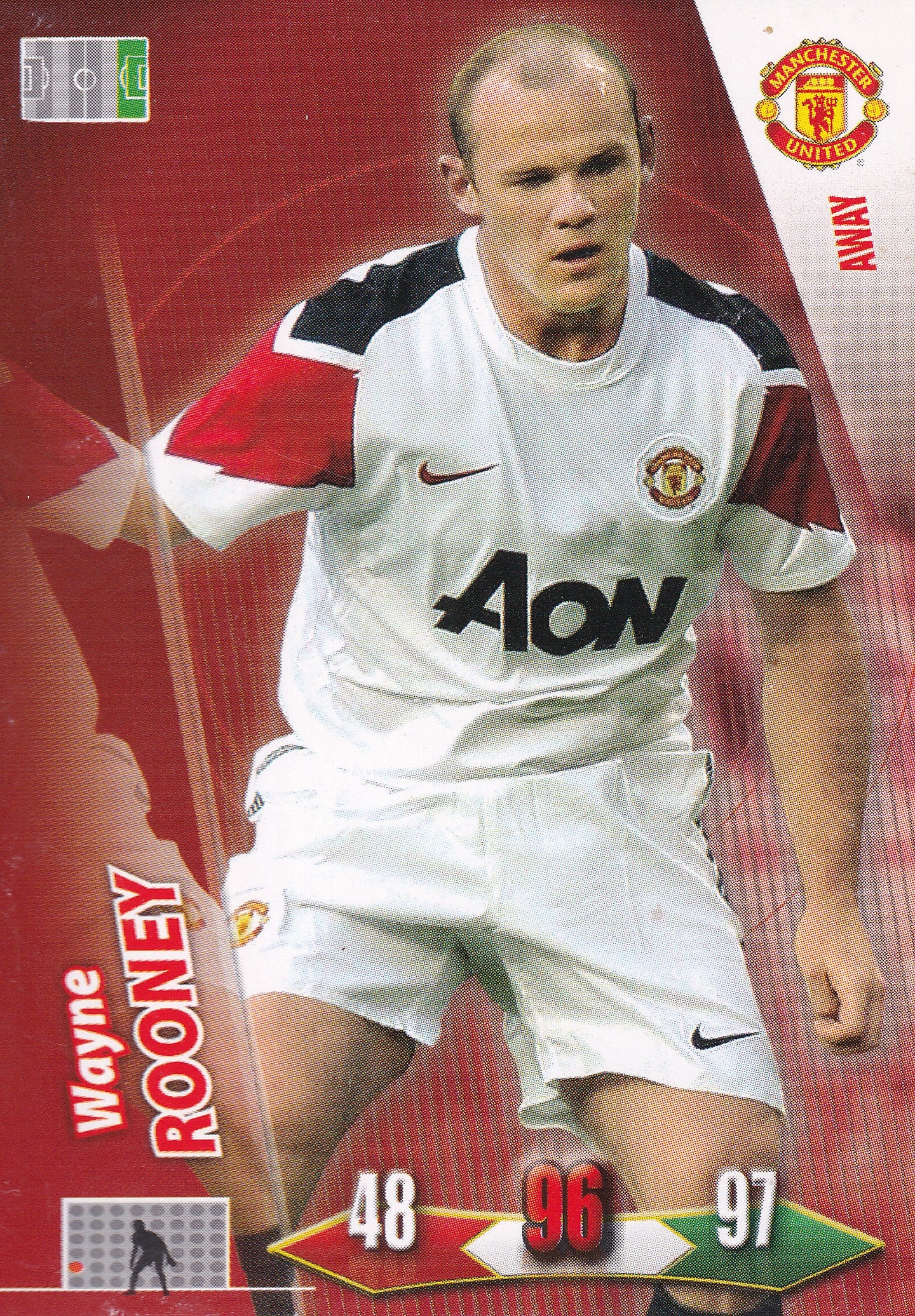 2010/11 - WAYNE ROONEY - MANCHESTER UNITED - AWAY