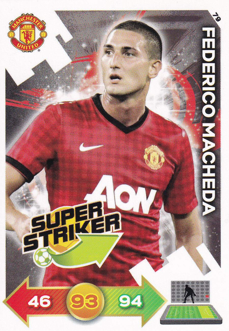 2013 - 079. FEDERICO MACHEDA - MANCHESTER UNITED - SUPER STRIKER