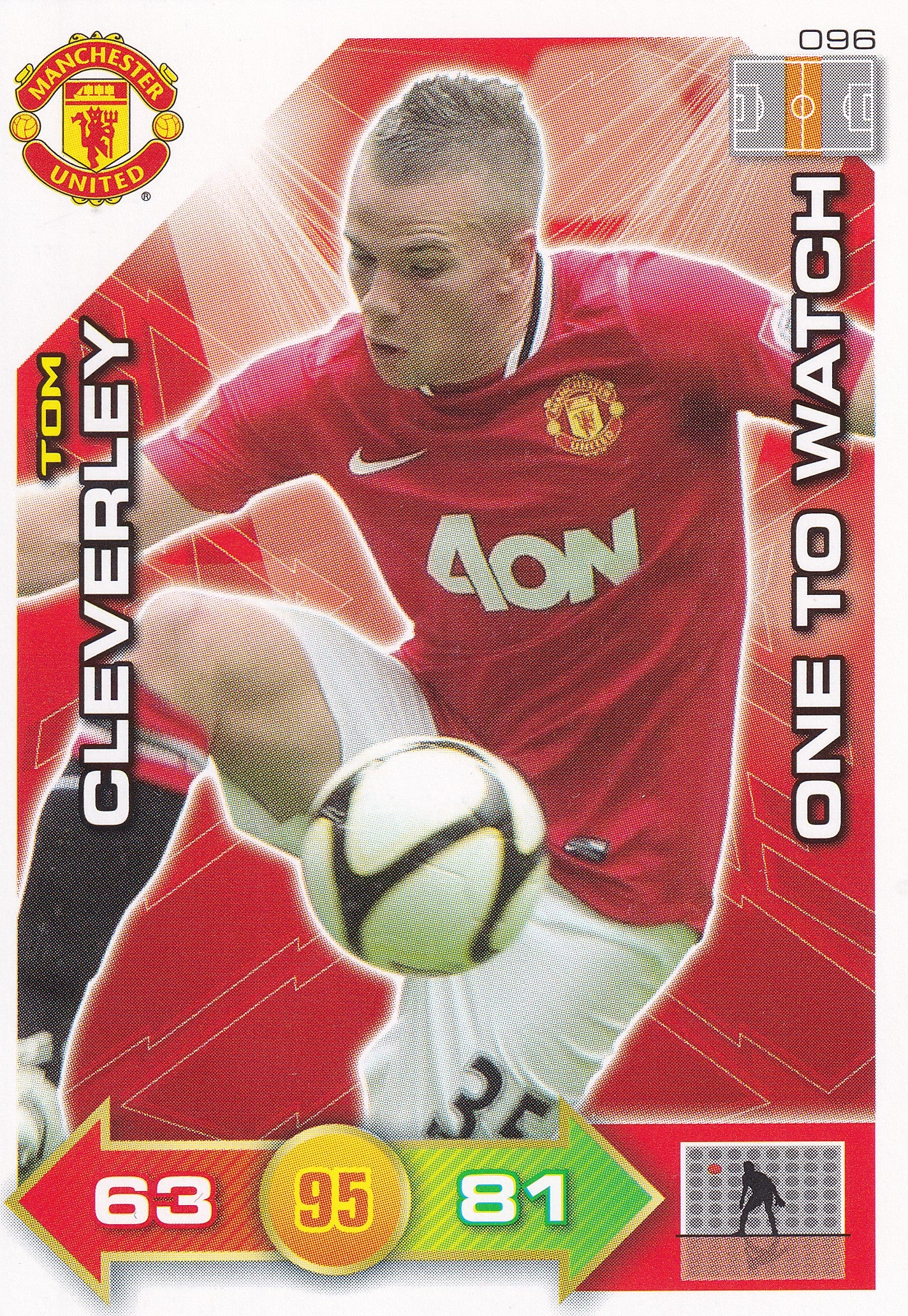 2011 - 096. TOM CLEVERLY - MANCHESTER UNITED - ONE TO WATCH