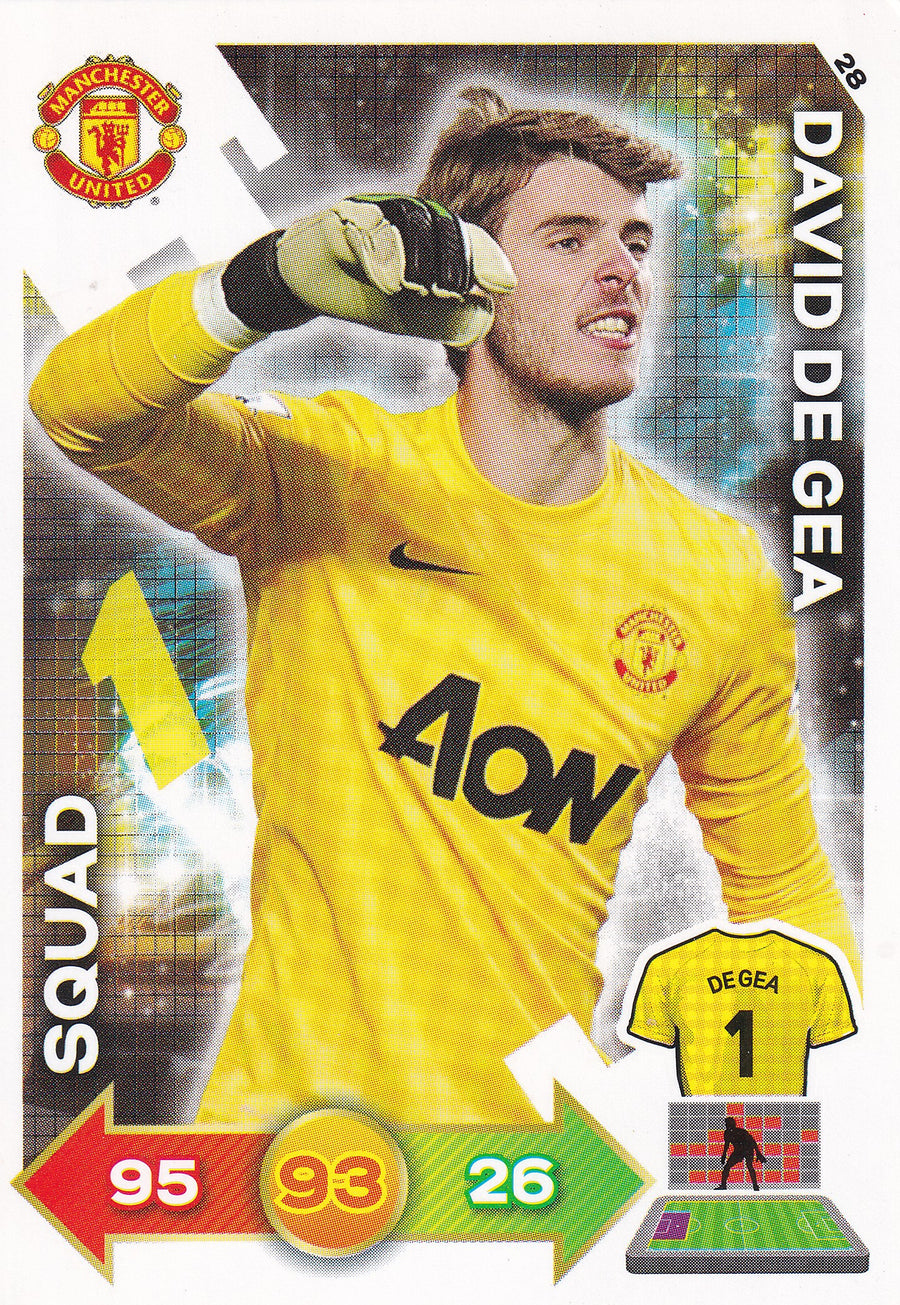 2013 - 028. DAVID DE GEA - MANCHESTER UNITED - SQUAD