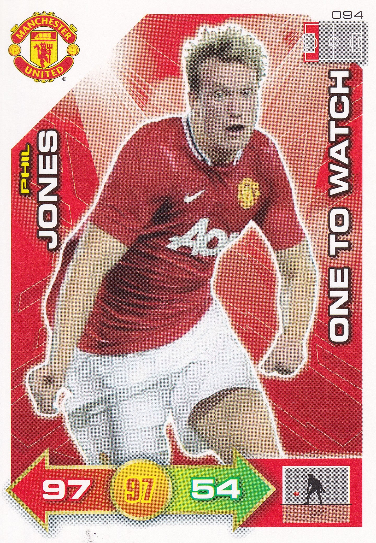 2011 - 094. PHIL JONES - MANCHESTER UNITED - ONE TO WATCH