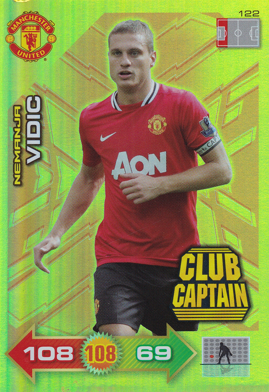 2011 - 122. NEMANJA VIDIC - MANCHESTER UNITED - CLUB CAPTAIN