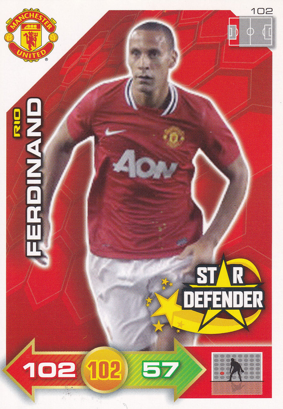 2011 - 102. RIO FERDINAND - MANCHESTER UNITED - STAR DEFENDER