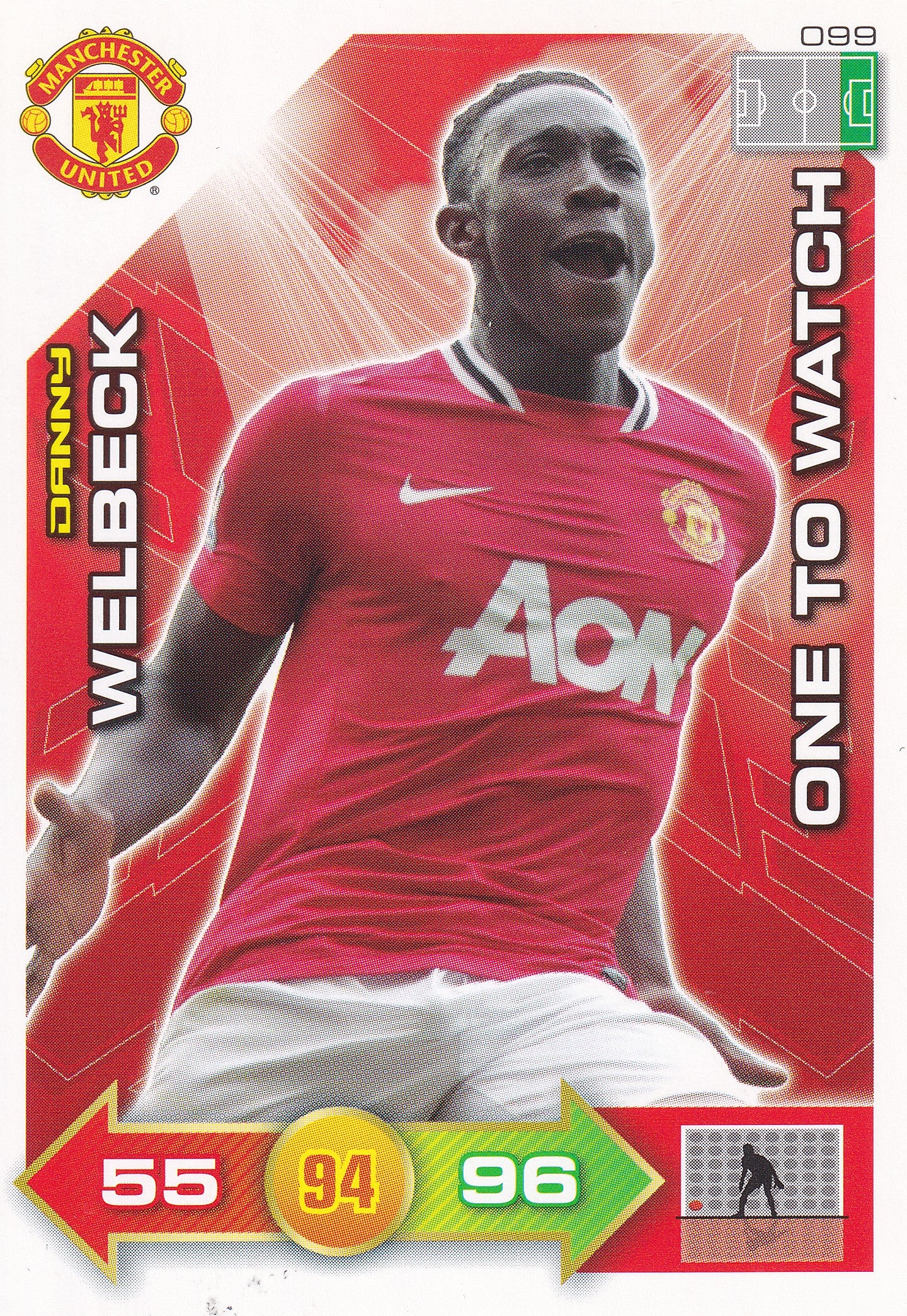 2011 - 099. DANNY WELBECK - MANCHESTER UNITED - ONE TO WATCH