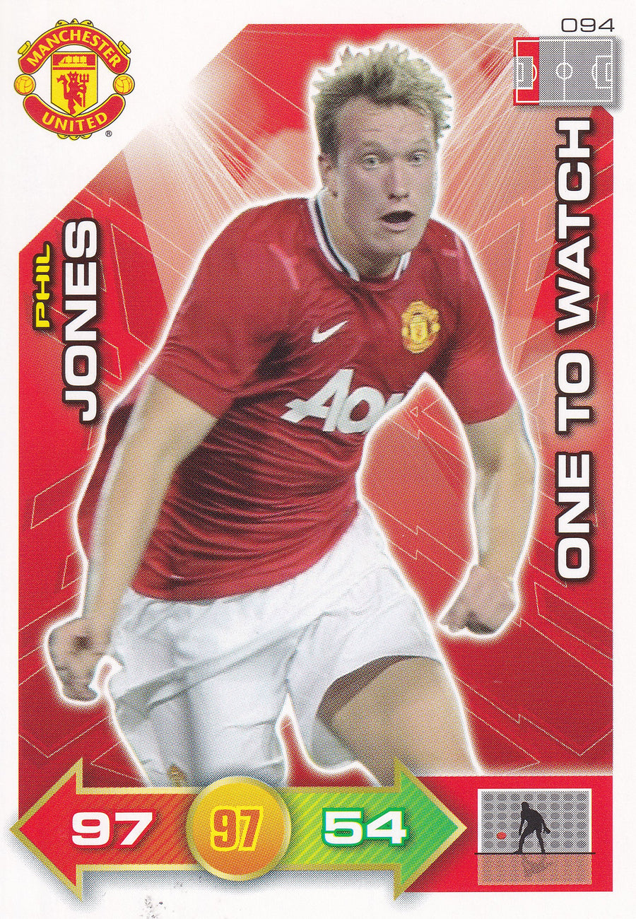 2011 - 094. PHIL JONES - MANCHESTER UNITED - ONE TO WATCH