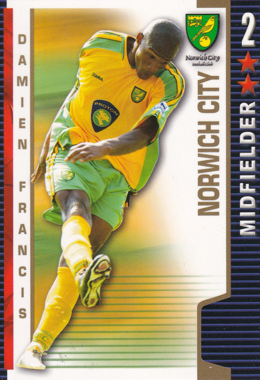 NORWICH CITY - DAMIEN FRANCIS