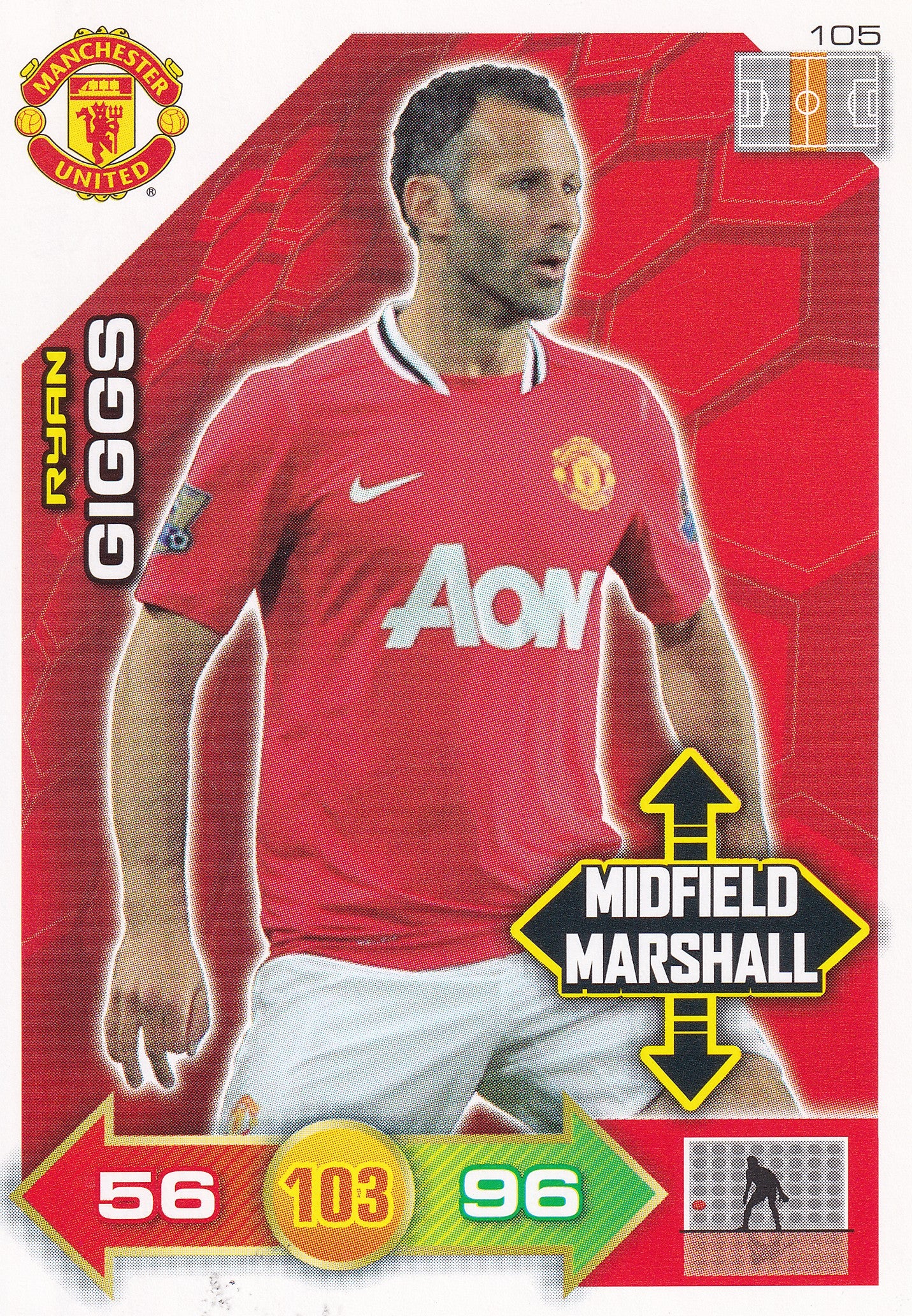 2011 - 105. RYAN GIGGS - MANCHESTER UNITED - MIDFIELD MARSHALL