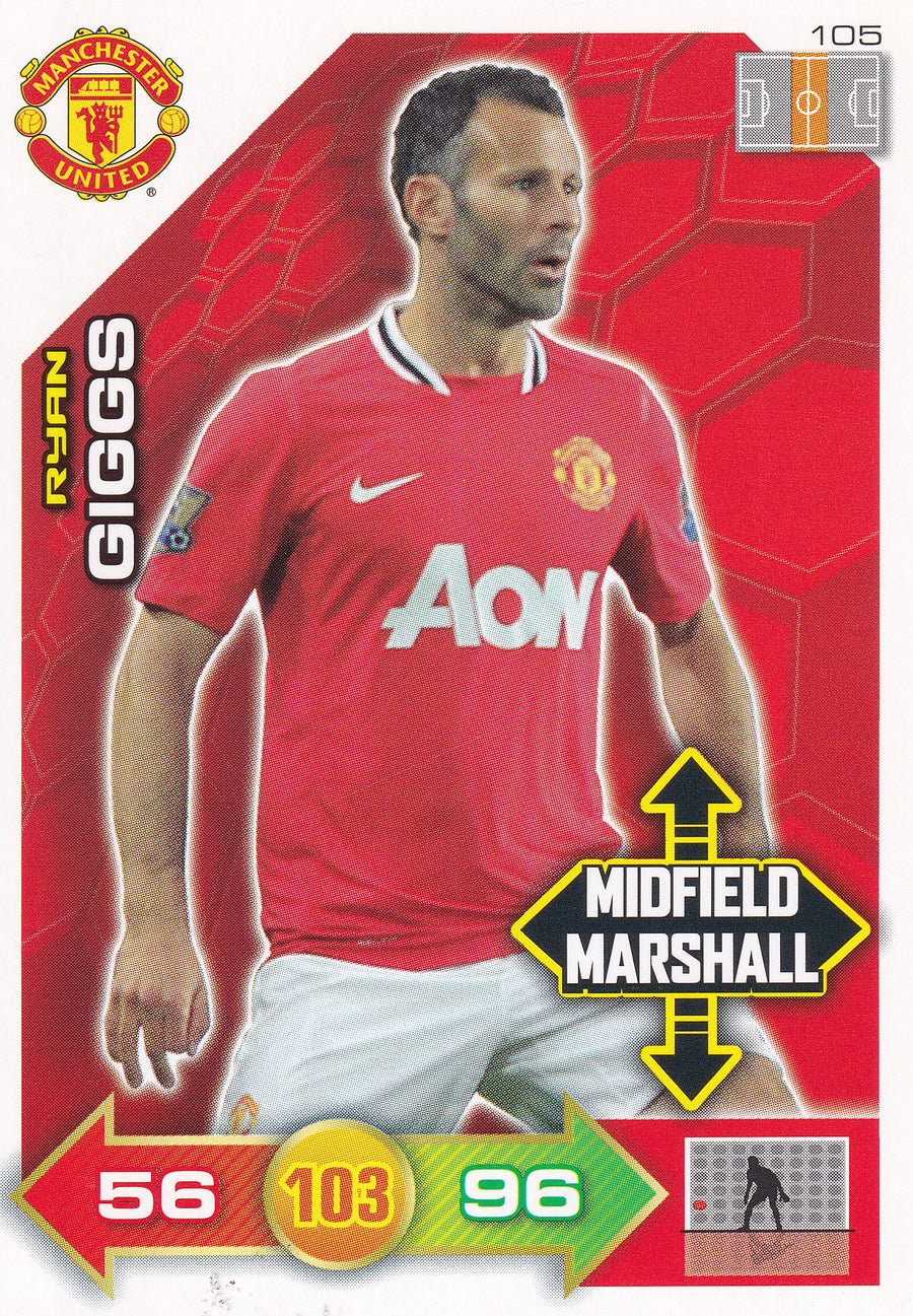 2011 - 105. RYAN GIGGS - MANCHESTER UNITED - MIDFIELD MARSHALL