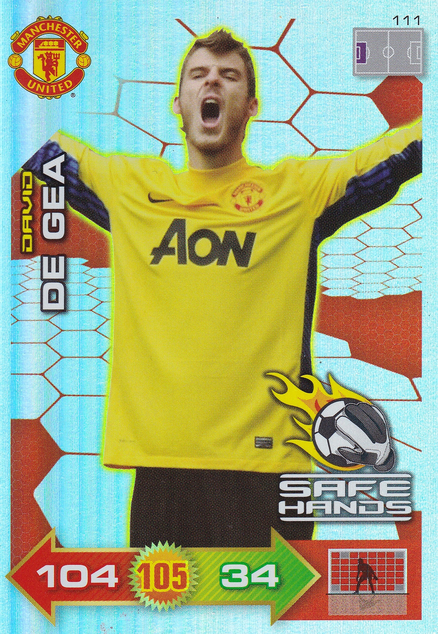 2011 - 111. DAVID DE GEA - MANCHESTER UNITED - SAFE HANDS