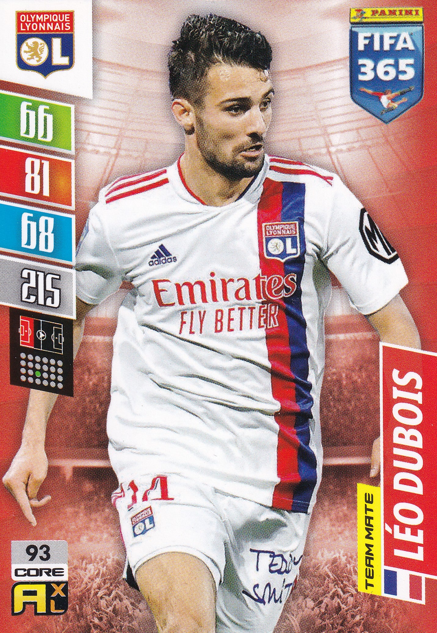093. LEO DUBOIS - OLYMPIQUE LYONNAIS