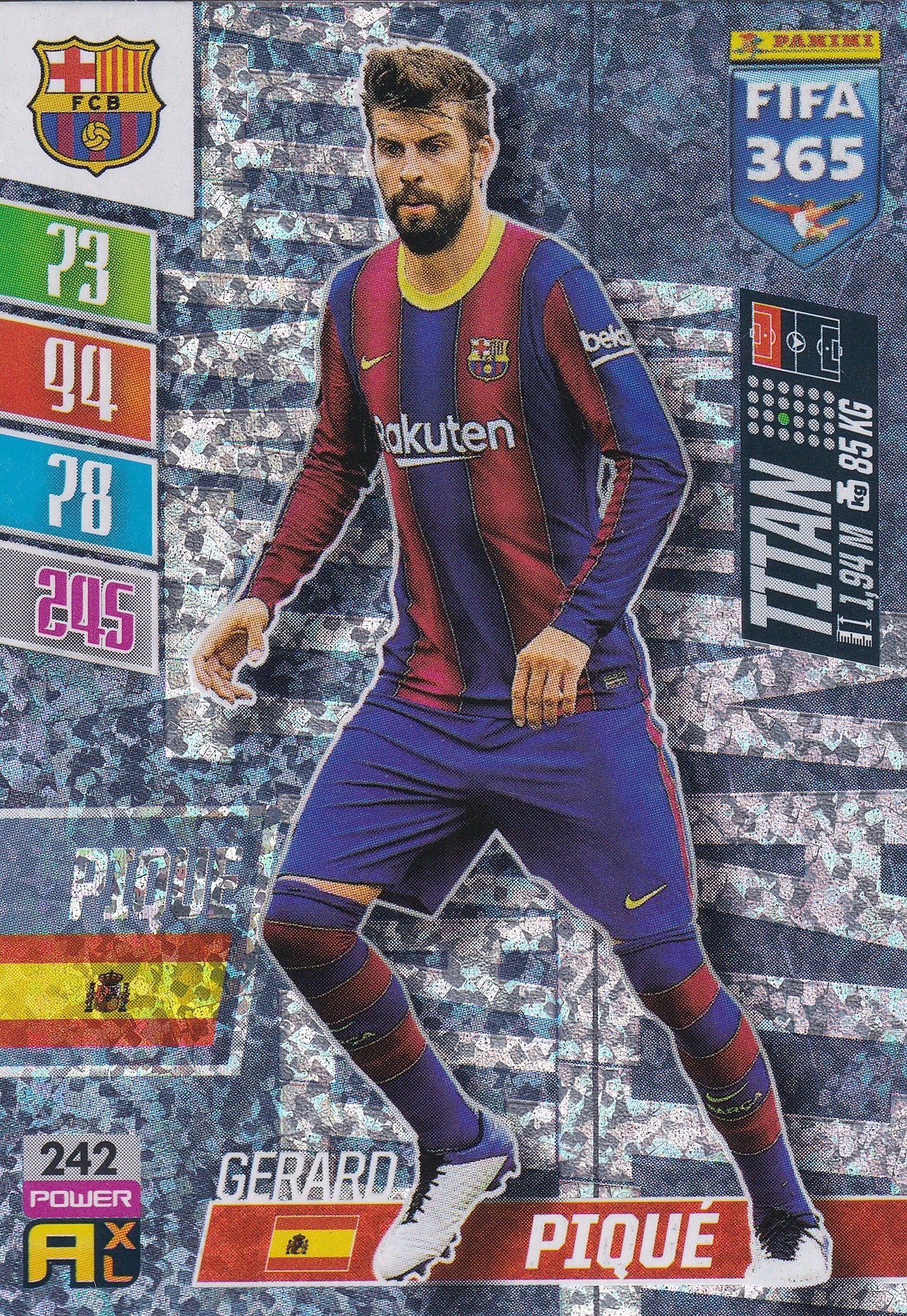 242. GERARD PIQUE - FC BARCELONA - TITAN