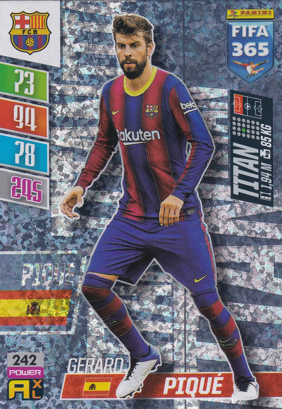 242. GERARD PIQUE - FC BARCELONA - TITAN