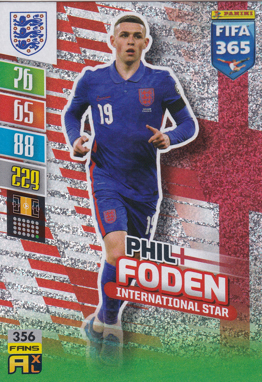 356. PHIL FODEN - ENGLAND - INTERNATIONAL STAR