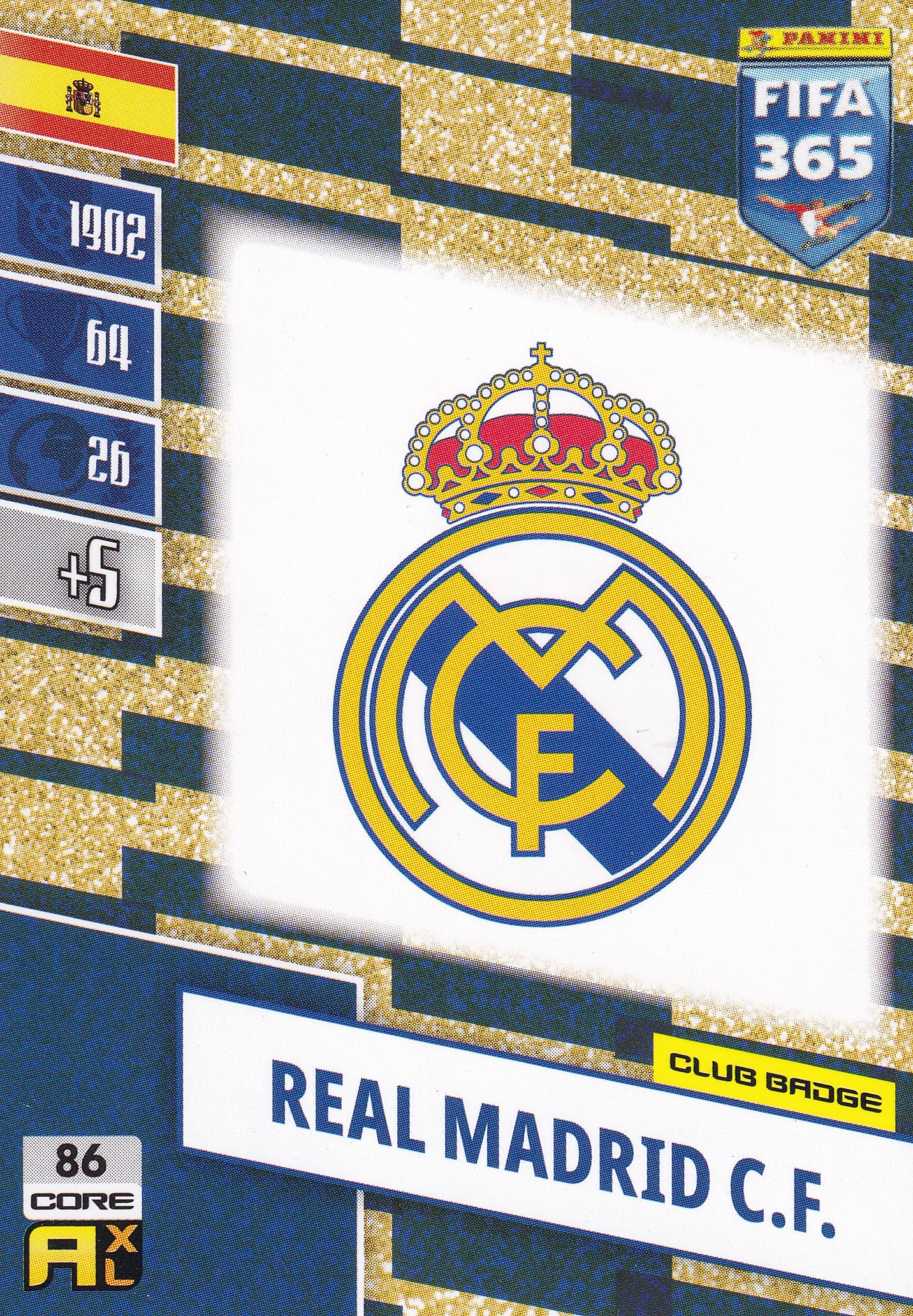 086. REAL MADRID C.F. - CLUB BADGE