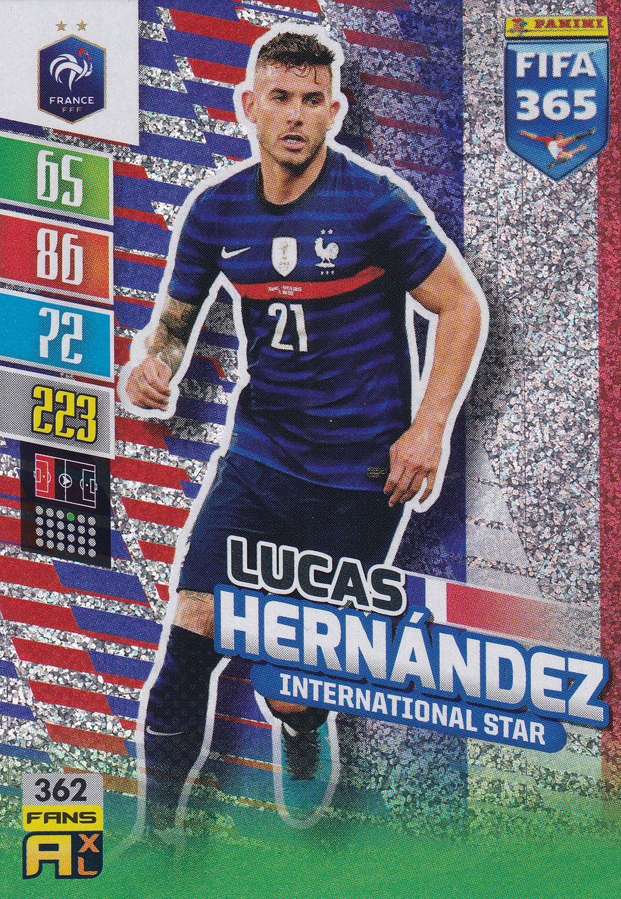 362. LUCAS HERNANDEZ - FRANCE - INTERNATIONAL STAR