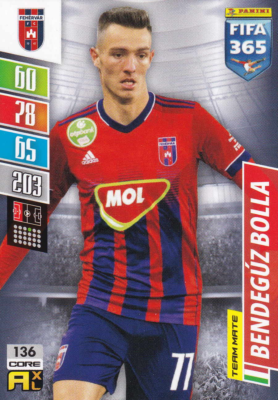 136. BENDEGUZ BOLLA - MOL FEHERVAR FC