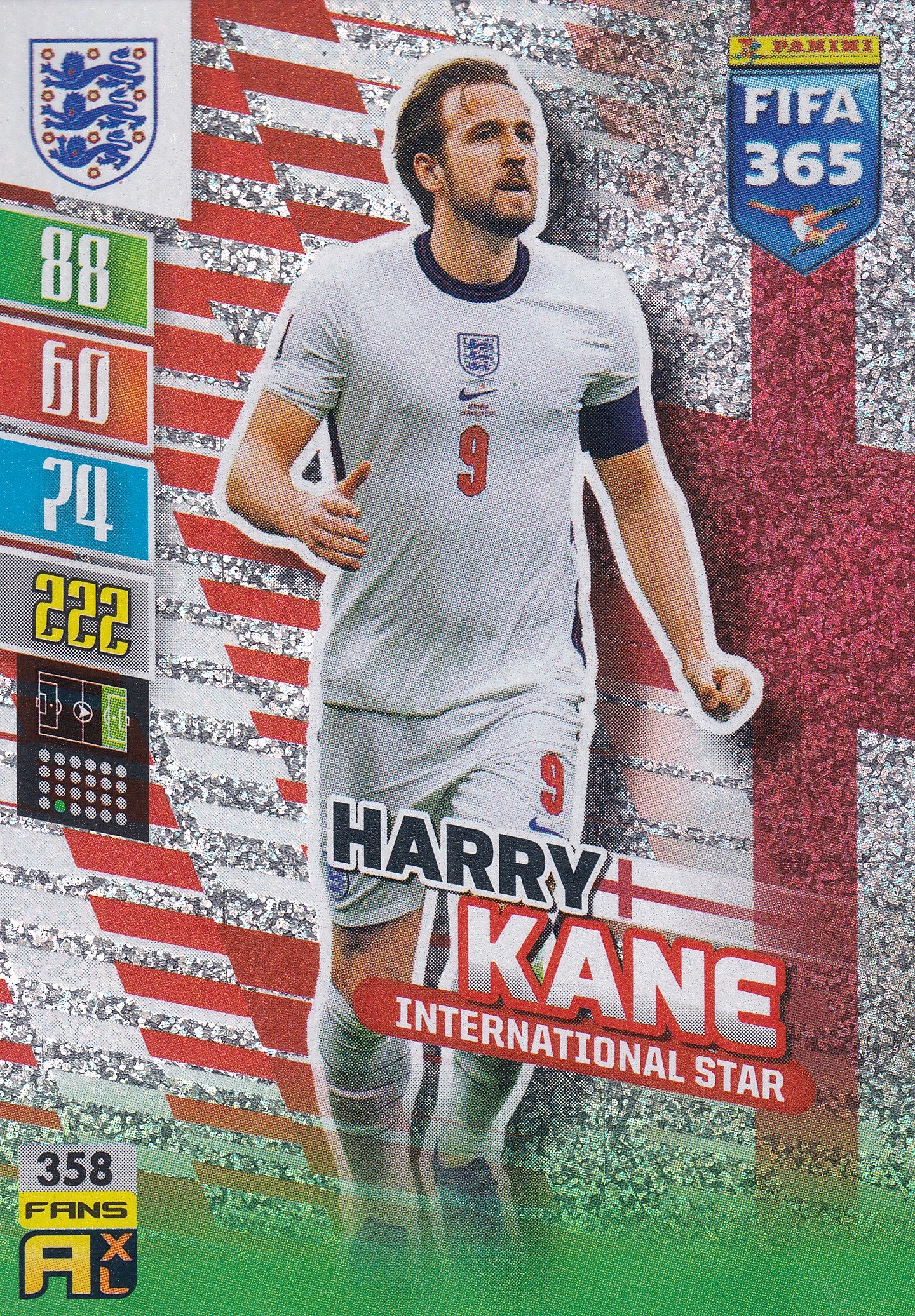 358. HARRY KANE - ENGLAND - INTERNATIONAL STAR