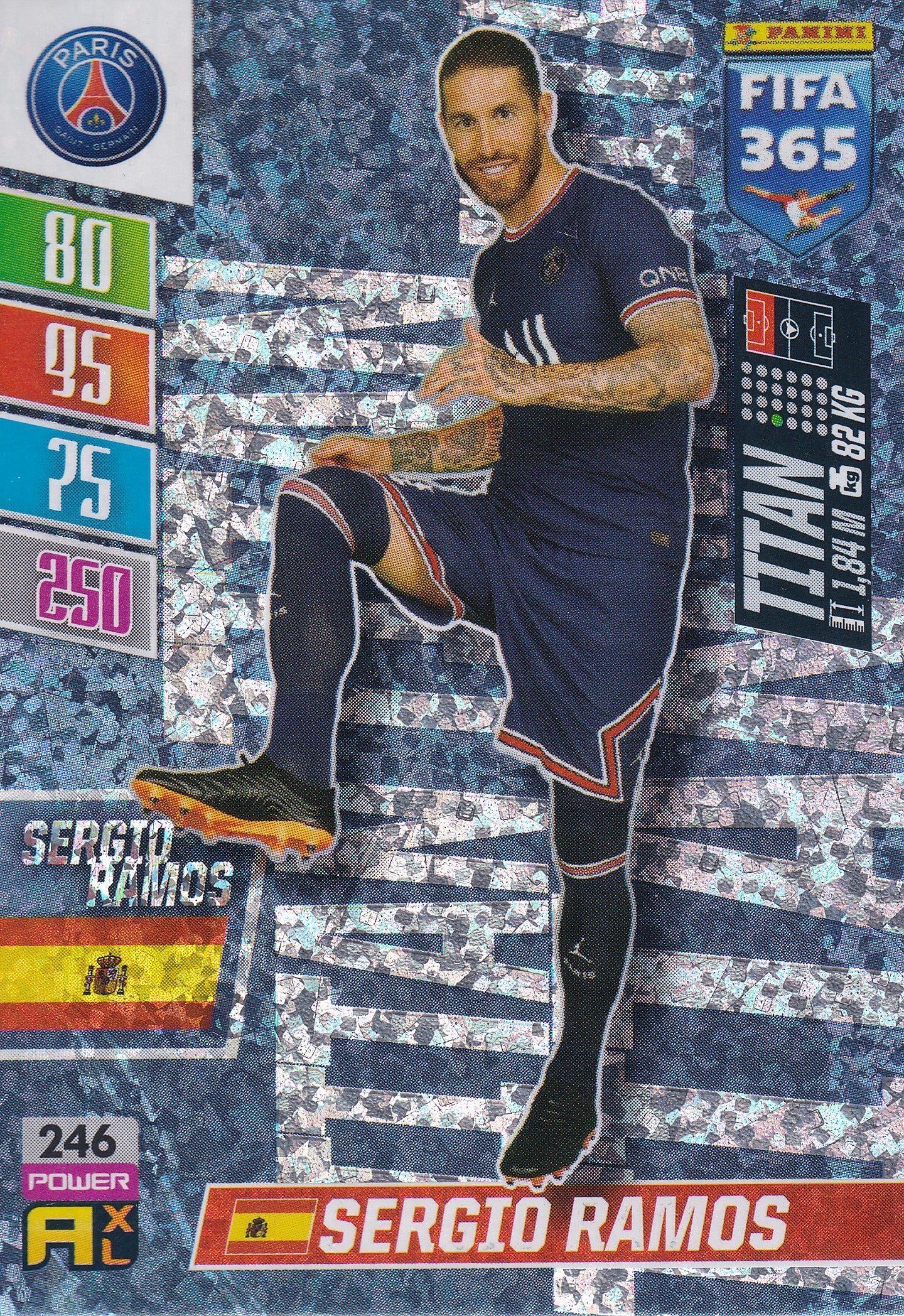 246. SERGIO RAMOS - PARIS SAINT-GERMAIN - TITAN
