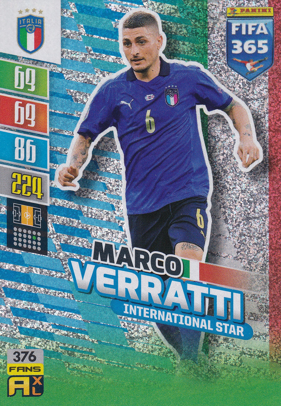 376. MARCO VERRATTI - ITALY - INTERNATIONAL STAR