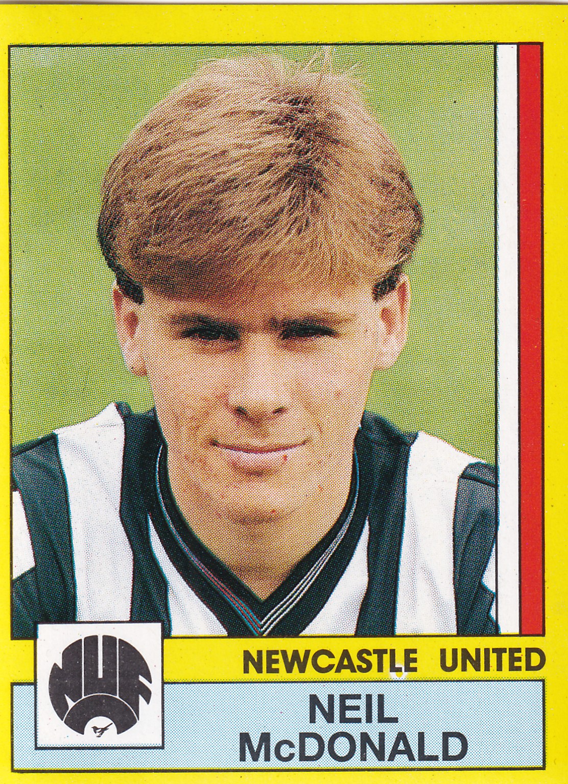 189. NEIL McDONALD - NEWCASTLE UNITED