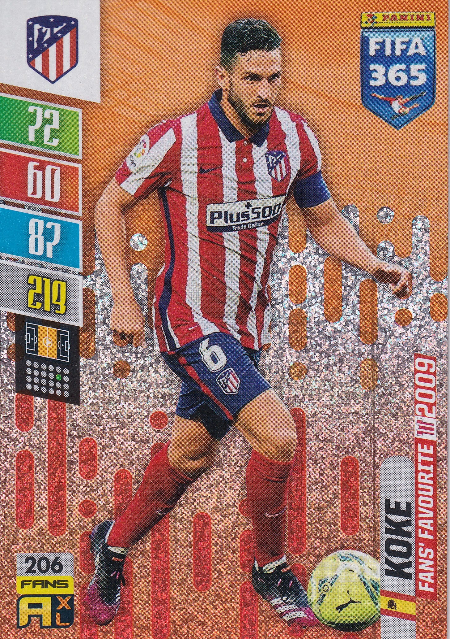 206. KOKE - ATLETICO DE MADRID - FANS' FAVOURITE