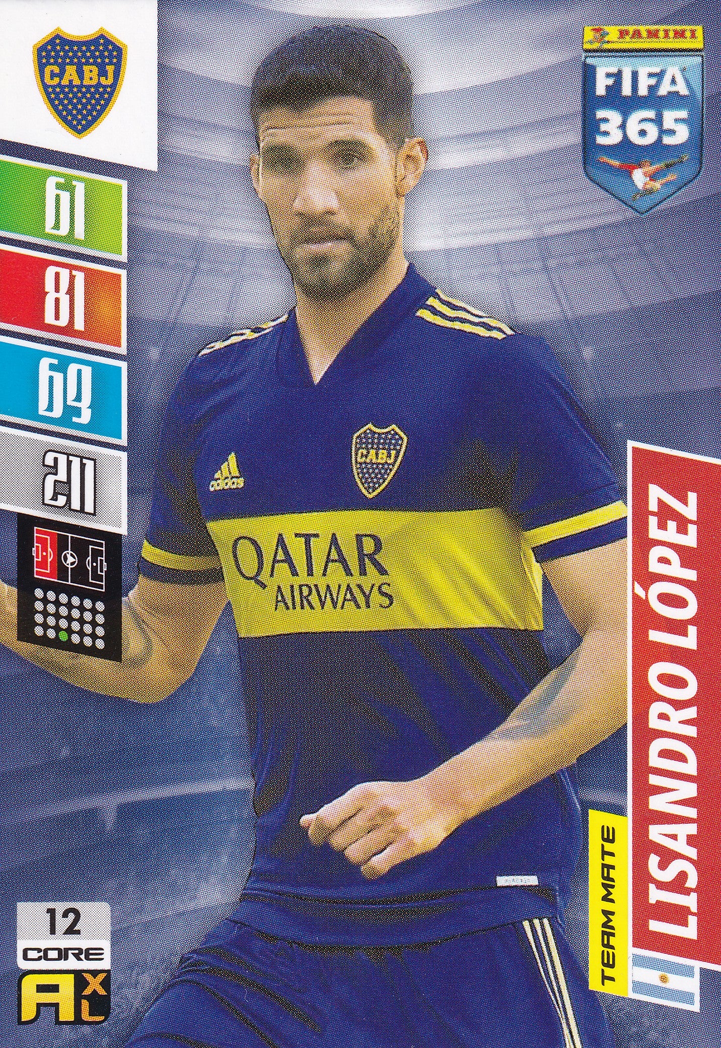 012. LISANDRO LOPEZ - BOCA JUNIORS