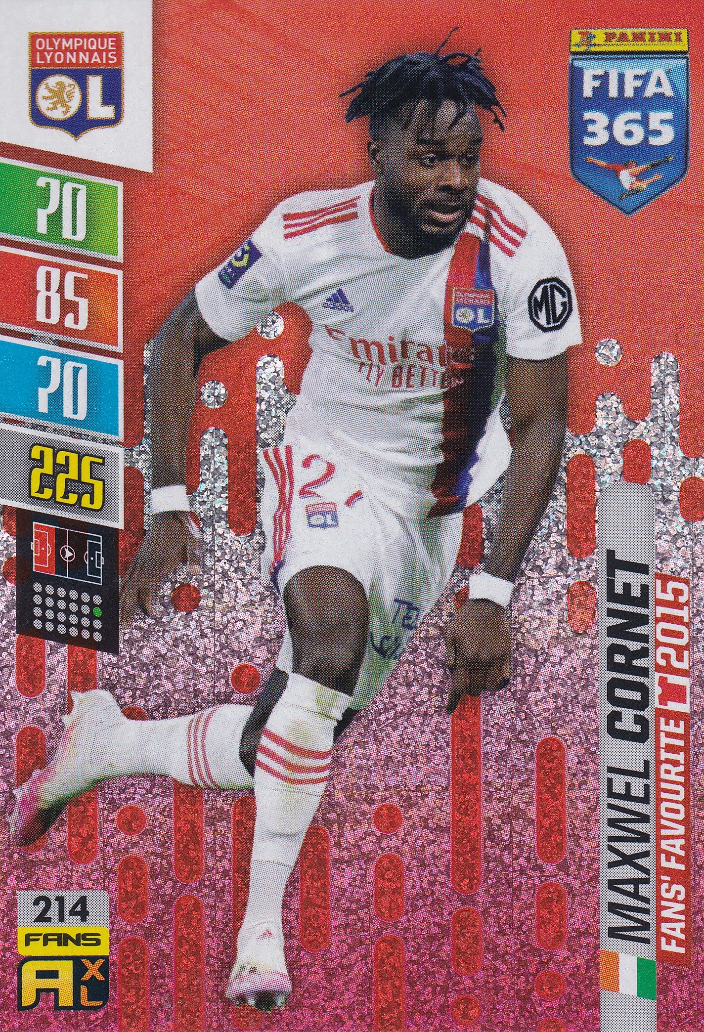 214. MAXWELL CORNET - OLYMPIQUE LYONNAIS - FANS' FAVOURITE