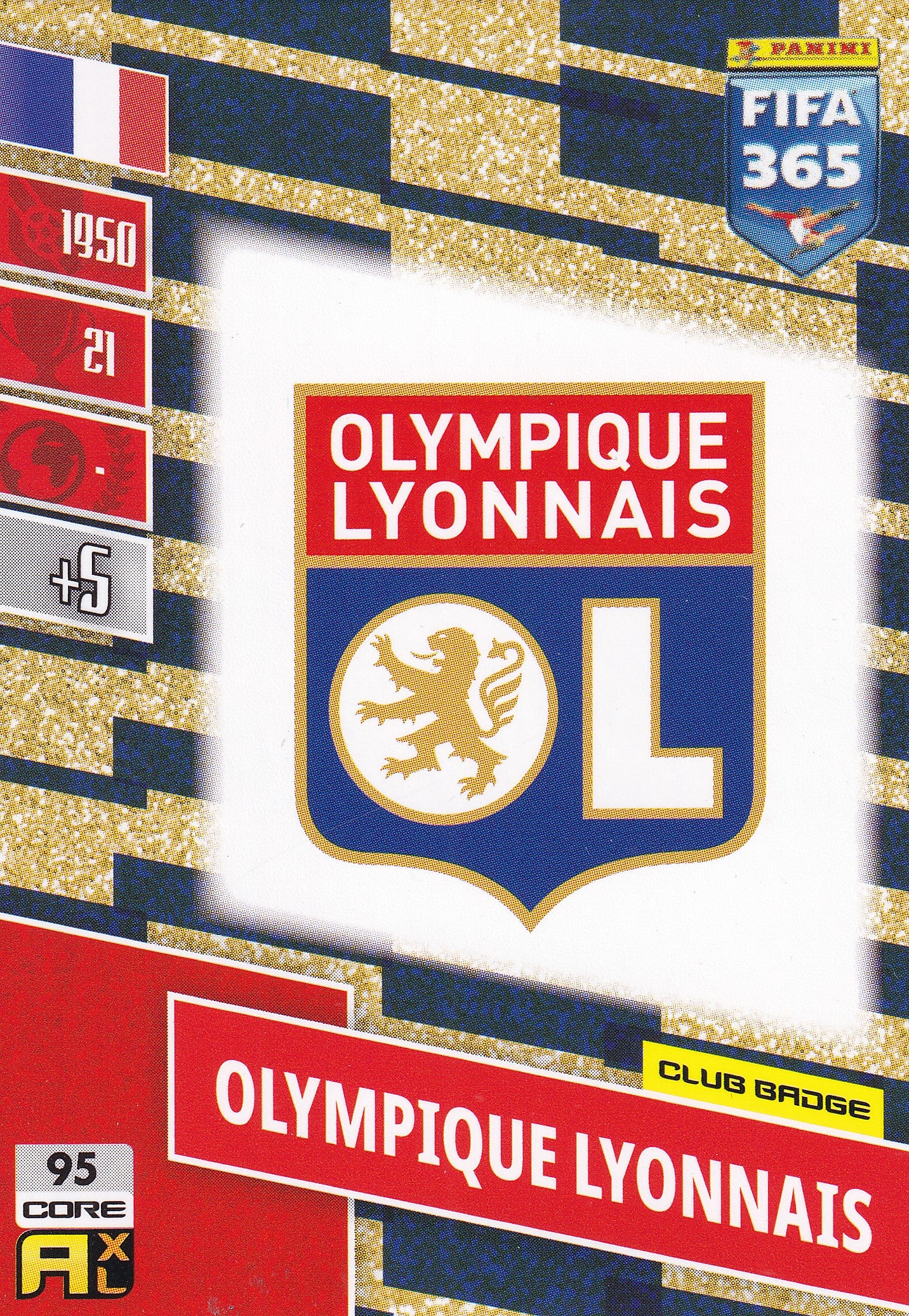 095. OLYMPIQUE LYONNAIS - CLUB BADGE