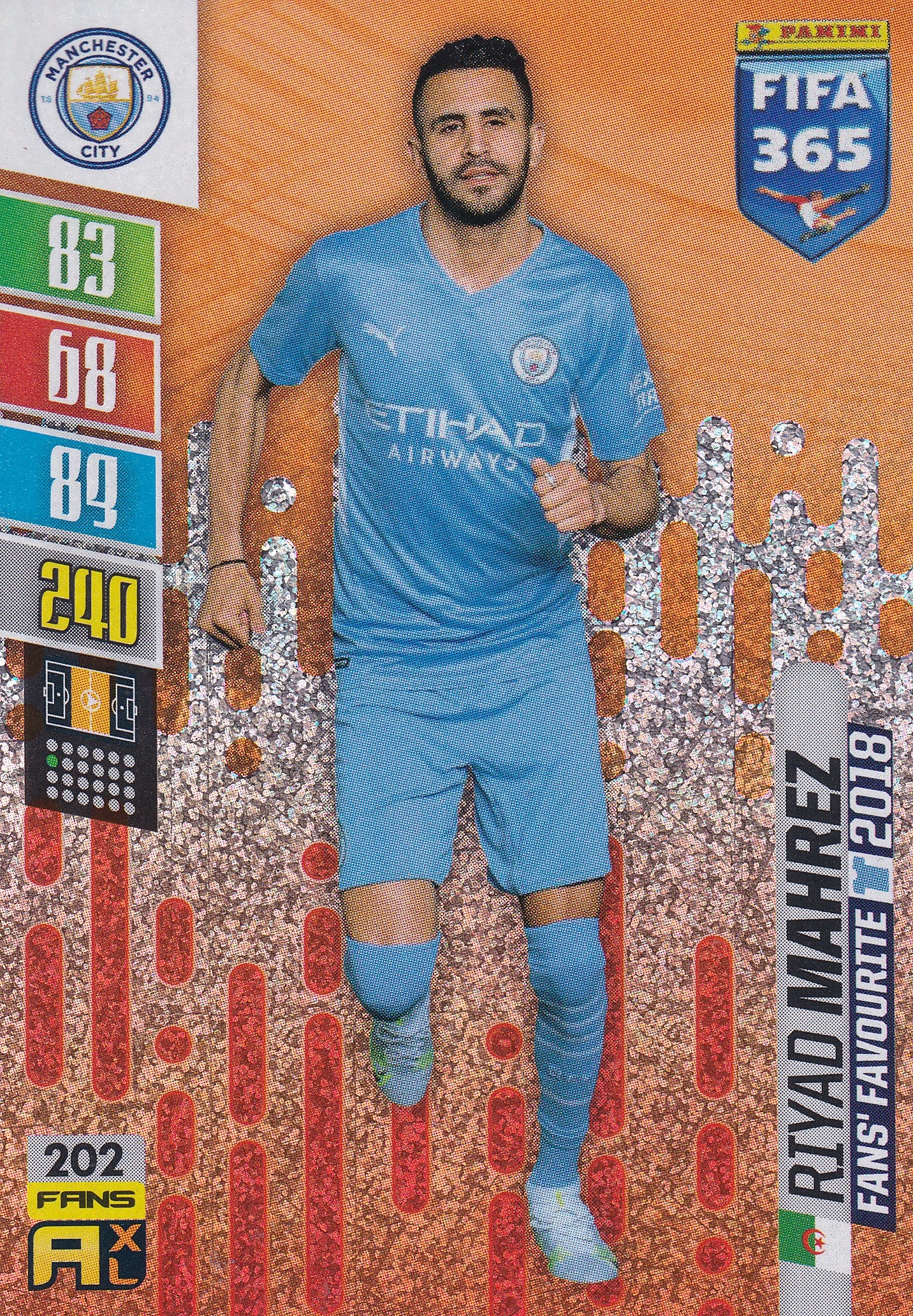202. RIYAD MAHREZ - MANCHESTER CITY - FANS' FAVOURITE