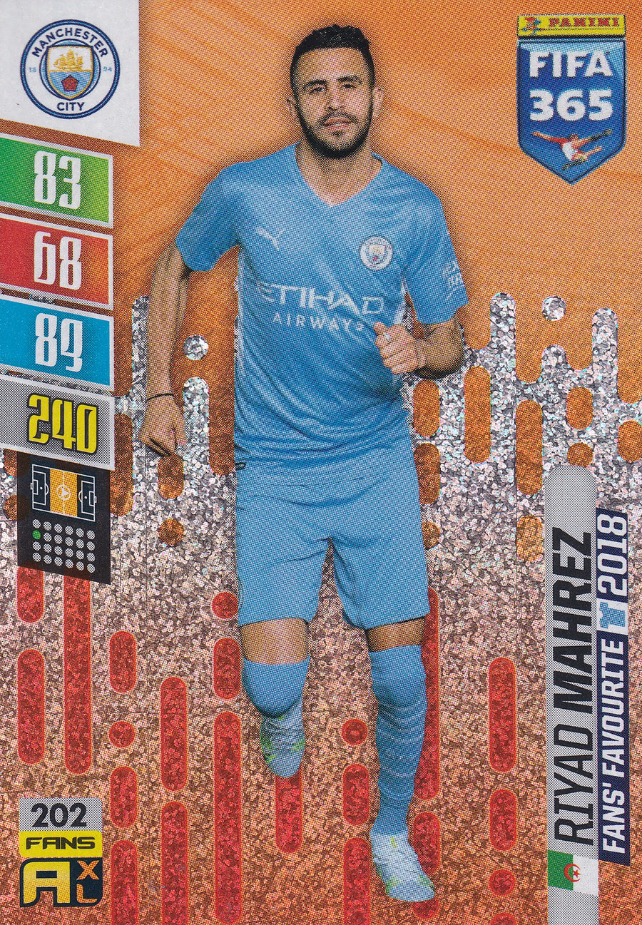 202. RIYAD MAHREZ - MANCHESTER CITY - FANS' FAVOURITE