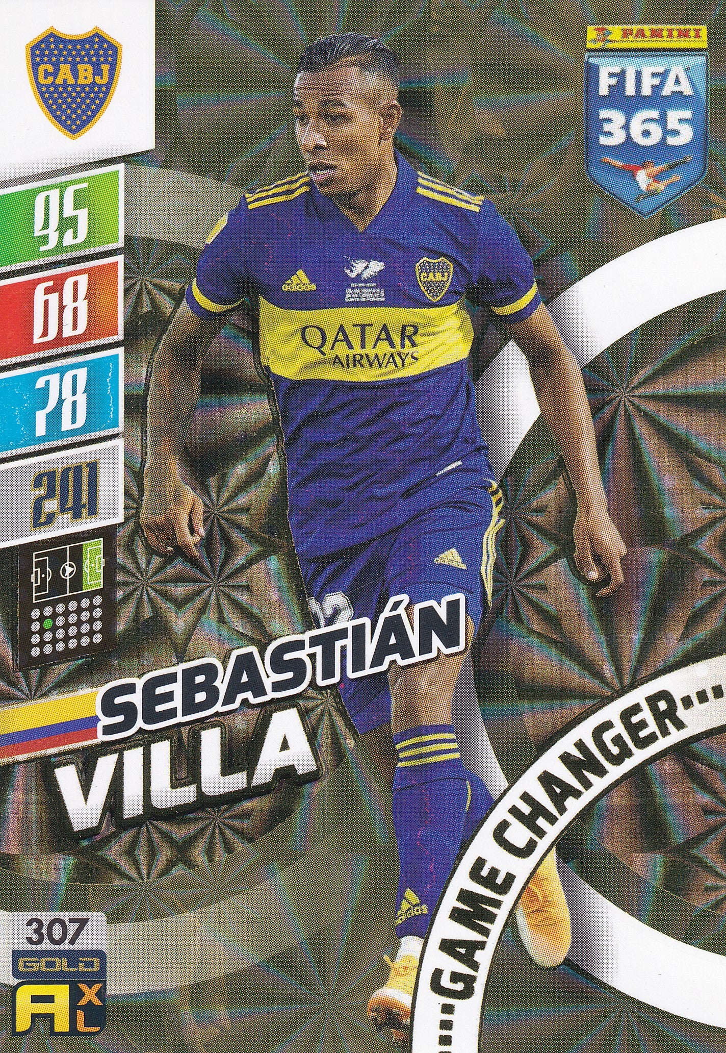 307. SEBASTIAN VILLA - BOCA JUNIORS - GAME CHANGER