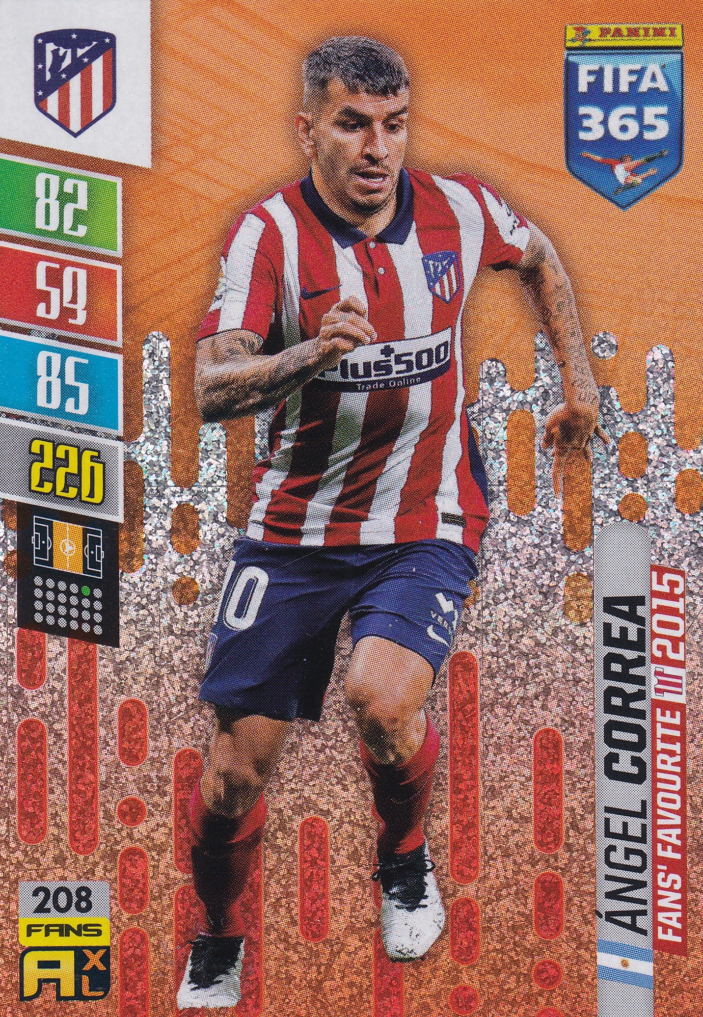 208. ANGEL CORREA - ATLETICO DE MADRID - FANS' FAVOURITE