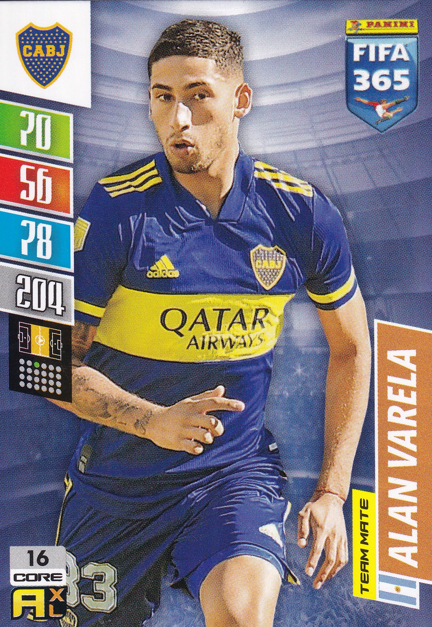 016. ALAN VARELA - BOCA JUNIORS