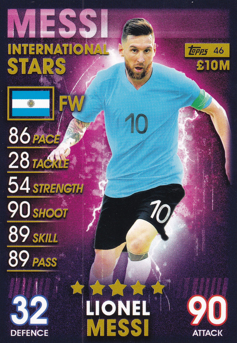 046. LIONEL MESSI - ARGENTINA - INTERNATIONAL STARS