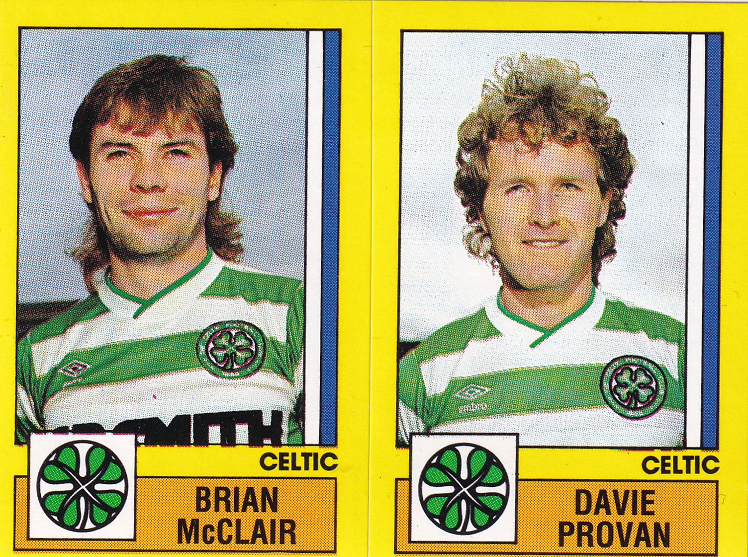 474. A-B. BRIAN McCLAIR - DAVIE PROVAN - CELTIC