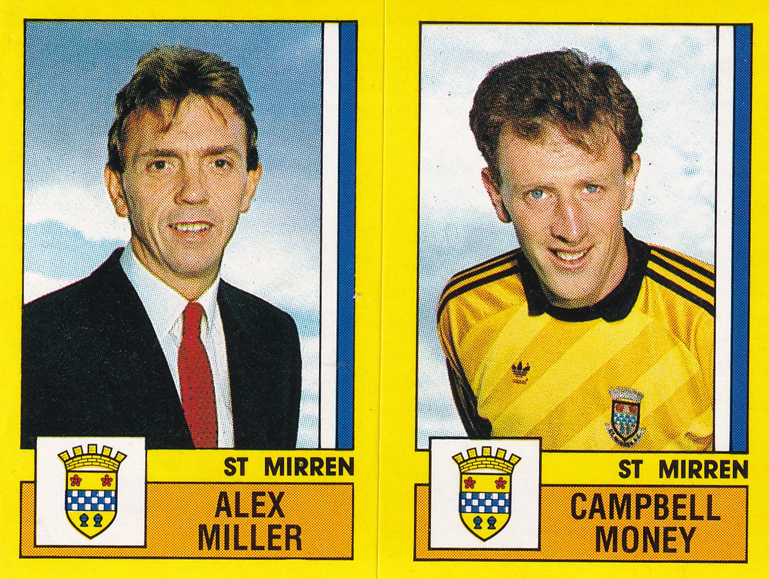 556. A-B. ALEX MILLER - CAMPBELL MONEY - ST MIRREN