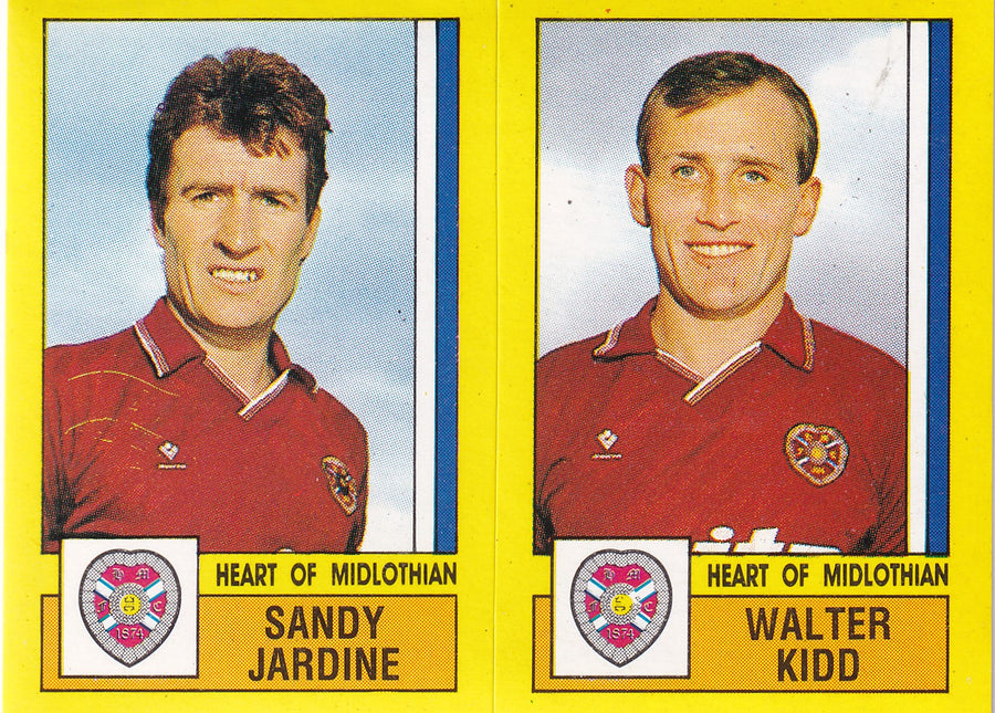 523. A-B. SANDY JARDINE - WALTER KIDD - HEART OF MIDLOTHIAN