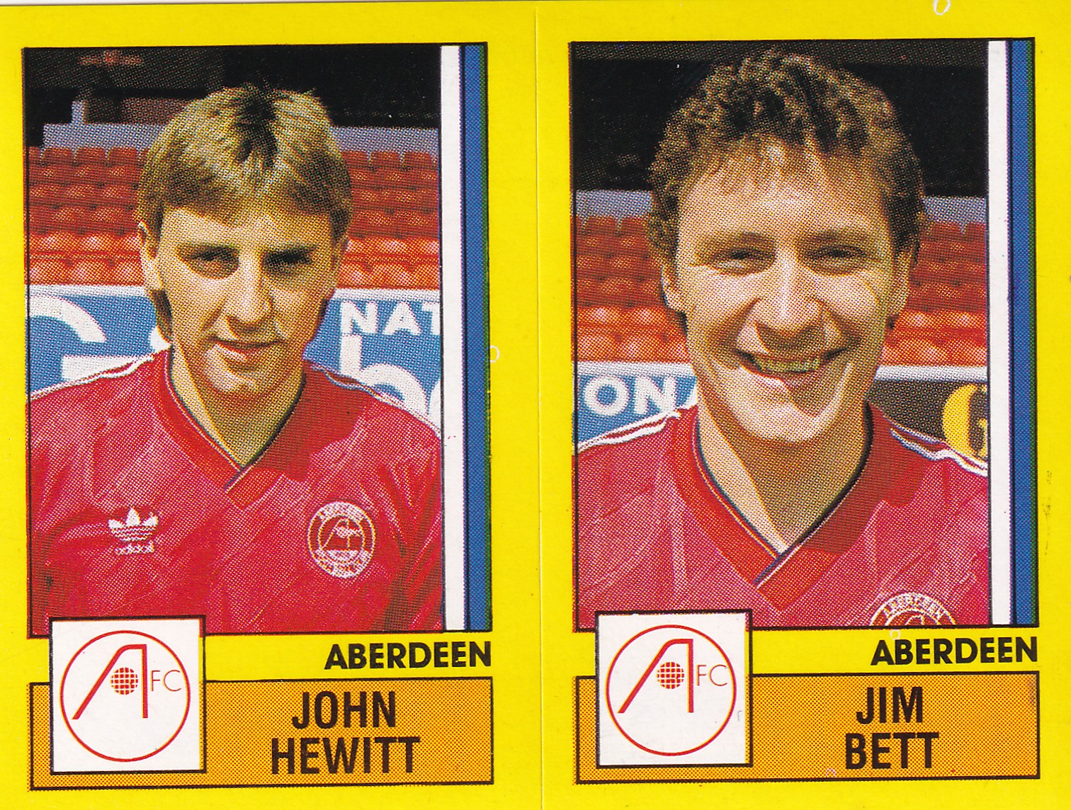 463. A-B. JOHN HEWITT - JIM BETT - ABERDEEN