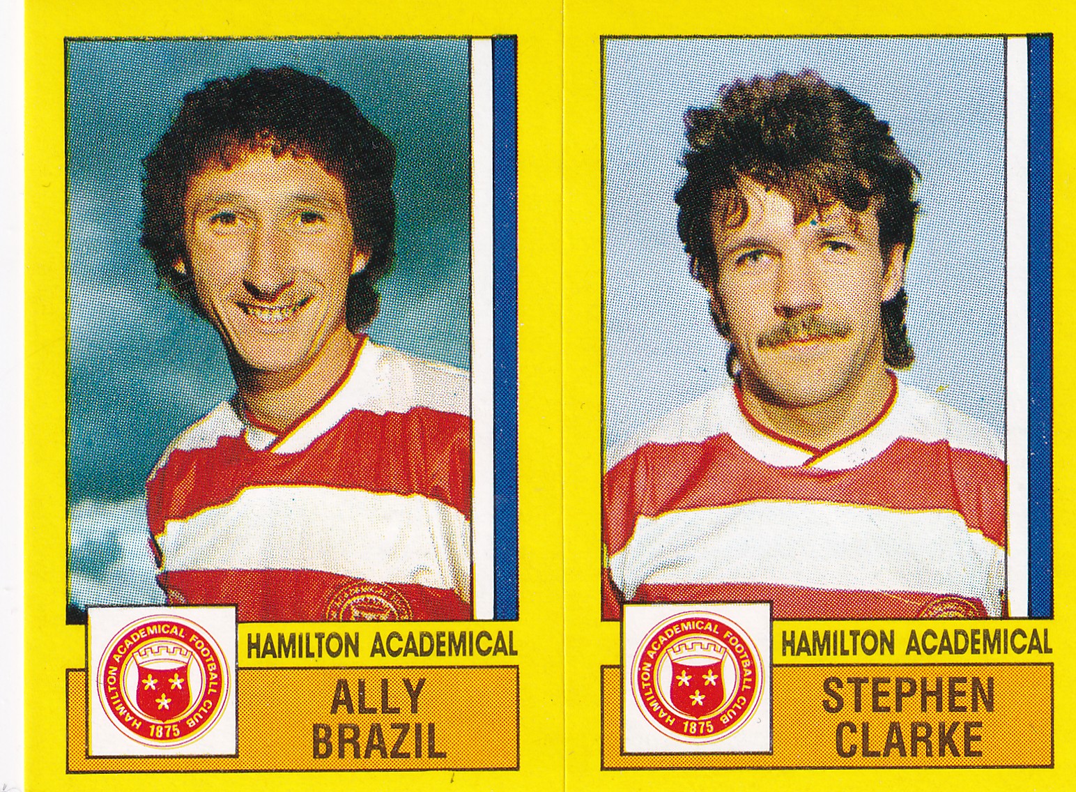 513. A-B. ALLY BRAZIL - STEPHEN CLARKE - HAMILTON ACADEMICAL