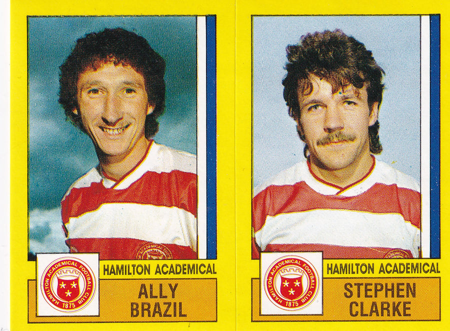 513. A-B. ALLY BRAZIL - STEPHEN CLARKE - HAMILTON ACADEMICAL