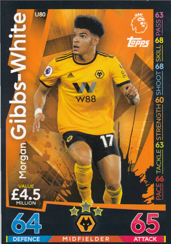 U-080. MORGAN GIBBS-WHITE - WOLVERHAMPTON WANDERERS
