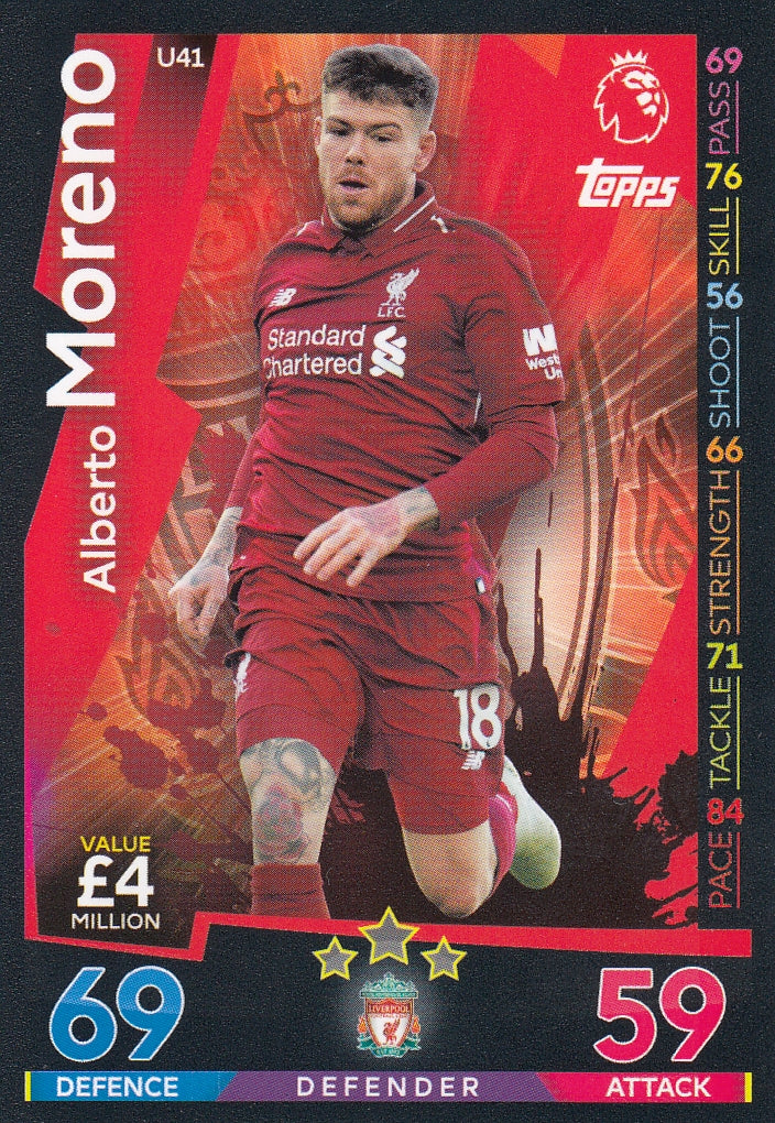 U-041. ALBERTO MORENO - LIVERPOOL