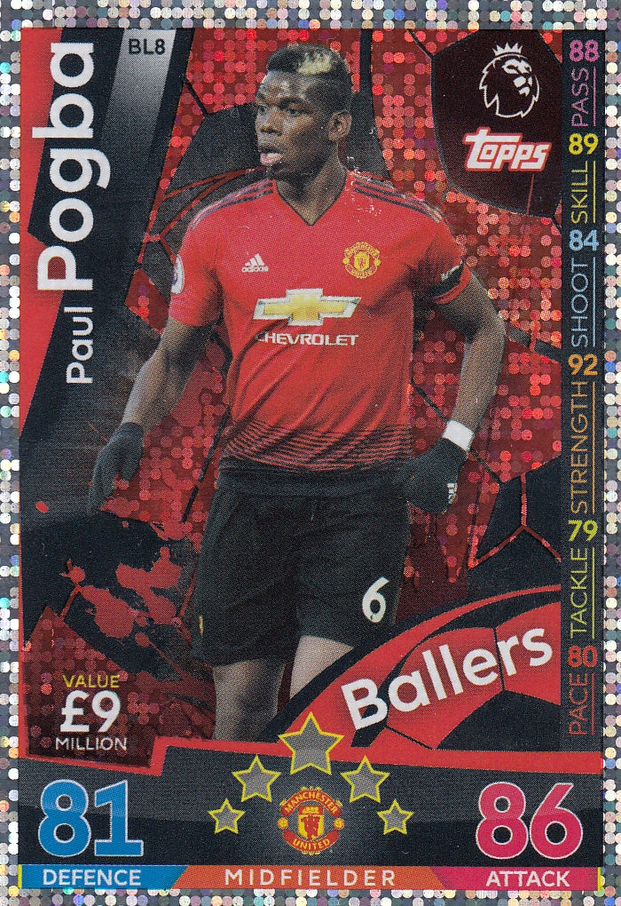 BL-08. PAUL POGBA - MANCHESTER UNITED - BALLERS