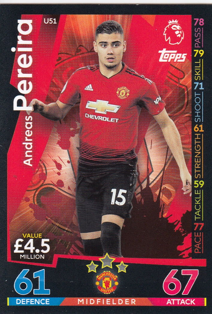 U-051. ANDREAS PEREIRA - MANCHESTER UNITED