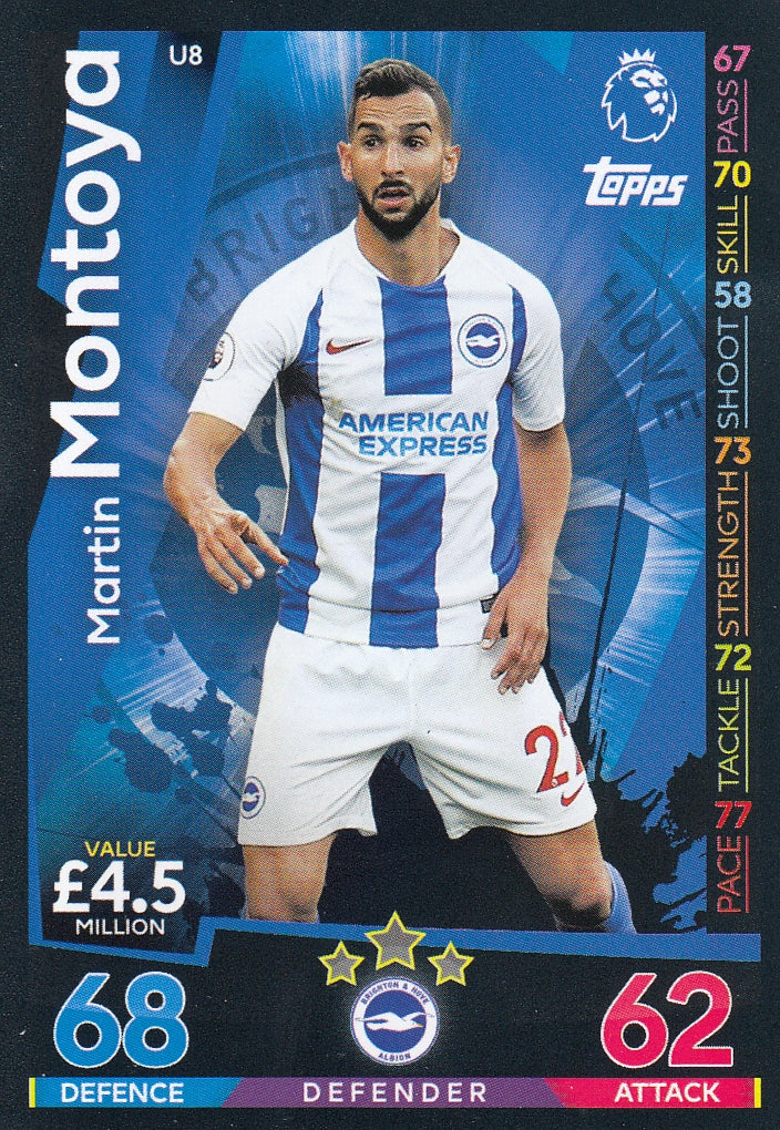U-008. MARTIN MONTOYA - BRIGHTON & HOVE ALBION